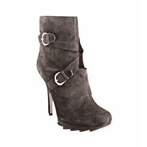 NWOB BOUTIQUE 9 Olita Suede Strappy Ankle Boot Size 10M